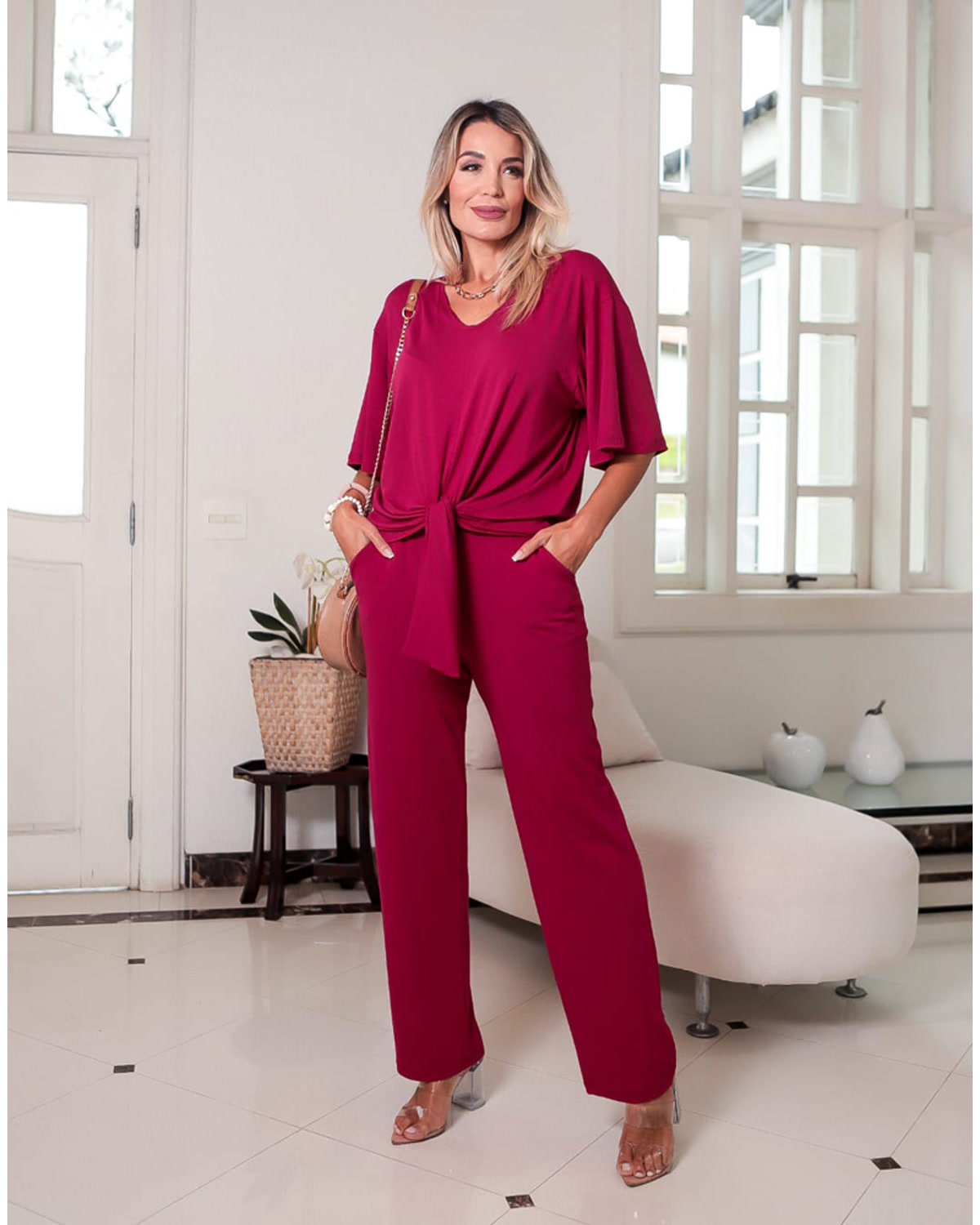 Conjunto Aura Magenta em fotografia comercial da Athens